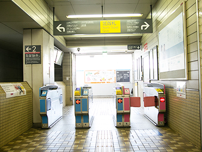 駅から徒歩4分の近道ルート